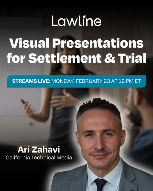 Ari Zahavi presenting Visual Presentations for Settlement and Trial, a CLE course for attorneys